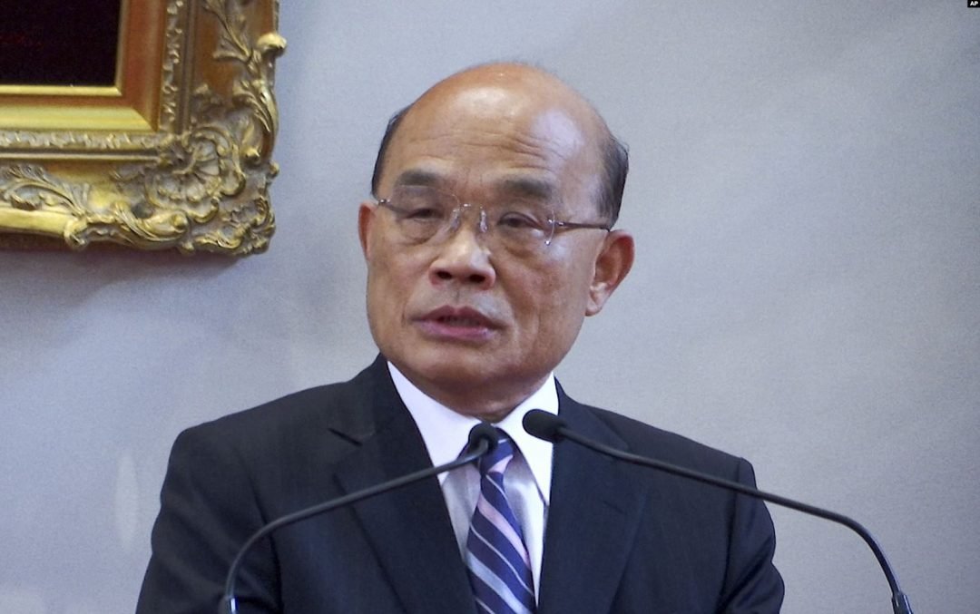 資料照“台灣行政院長蘇貞昌