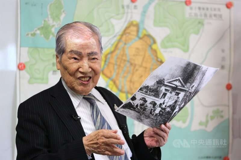 坪井直。(中央社檔案照片)
