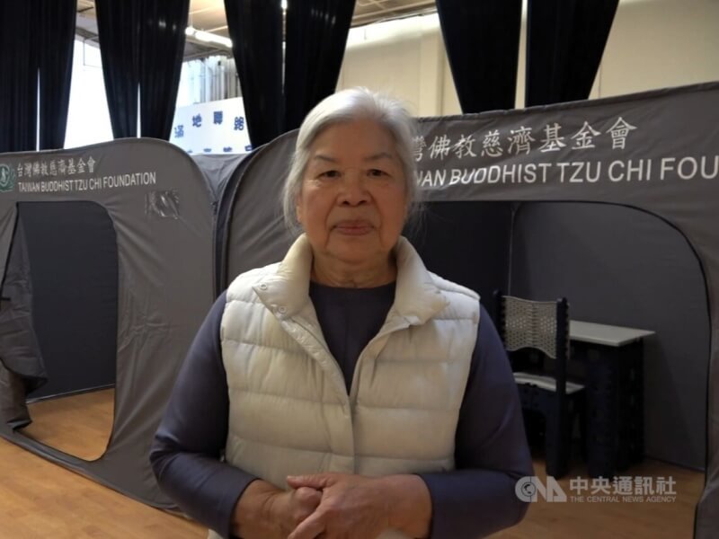 慈濟志工吳如真旅居美國50多年,這次在太平洋斷崖野火成了受災戶。中央社記者林宏翰洛杉磯攝 114年1月14日